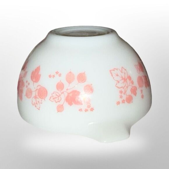 1950s PYREX Pink Gooseberry Cinderella Mixing Bowls Set of 3 Excellent Shape! - Picture 15 of 16
